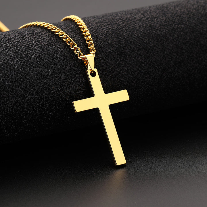 Black Cross Necklace